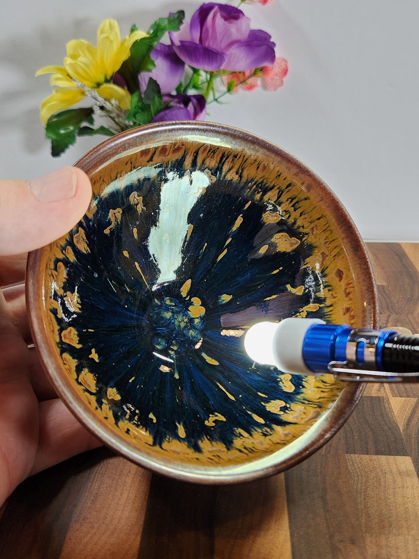 Copper Flame Kiln-Transformation Tea Bowl.
