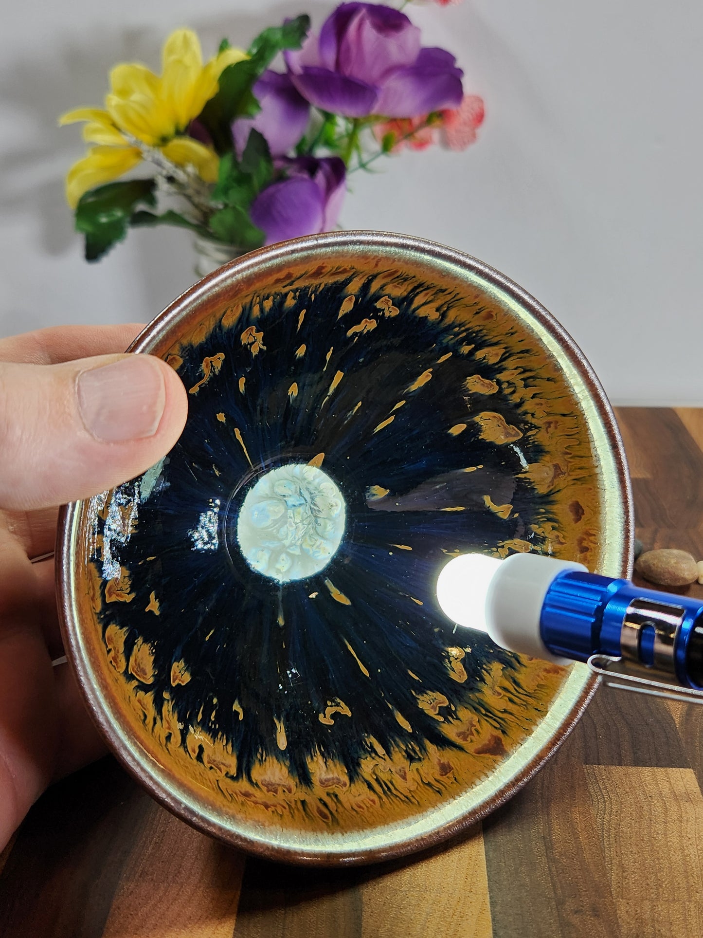 Copper Flame Kiln-Transformation Tea Bowl.