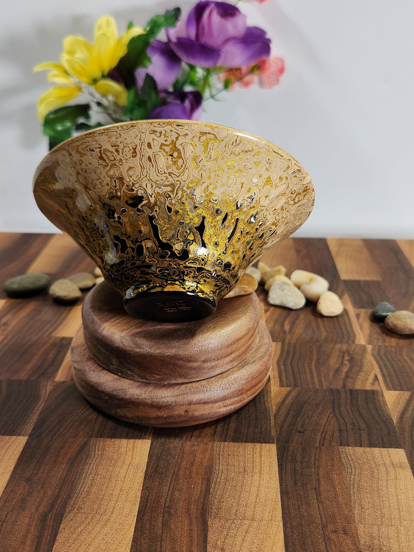 Daqi Hundred Flower Hat-Shaped Tea Cup