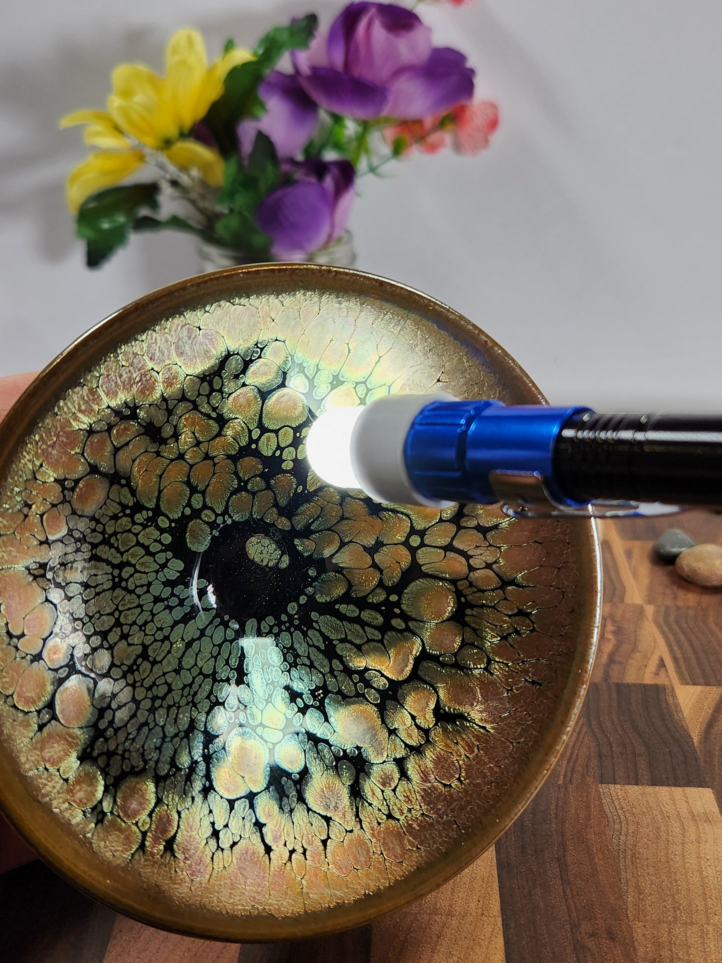 Daqi Hundred Flower Hat-Shaped Tea Cup
