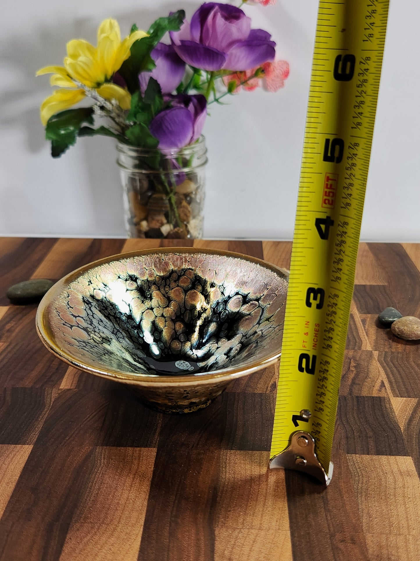 Daqi Hundred Flower Hat-Shaped Tea Cup