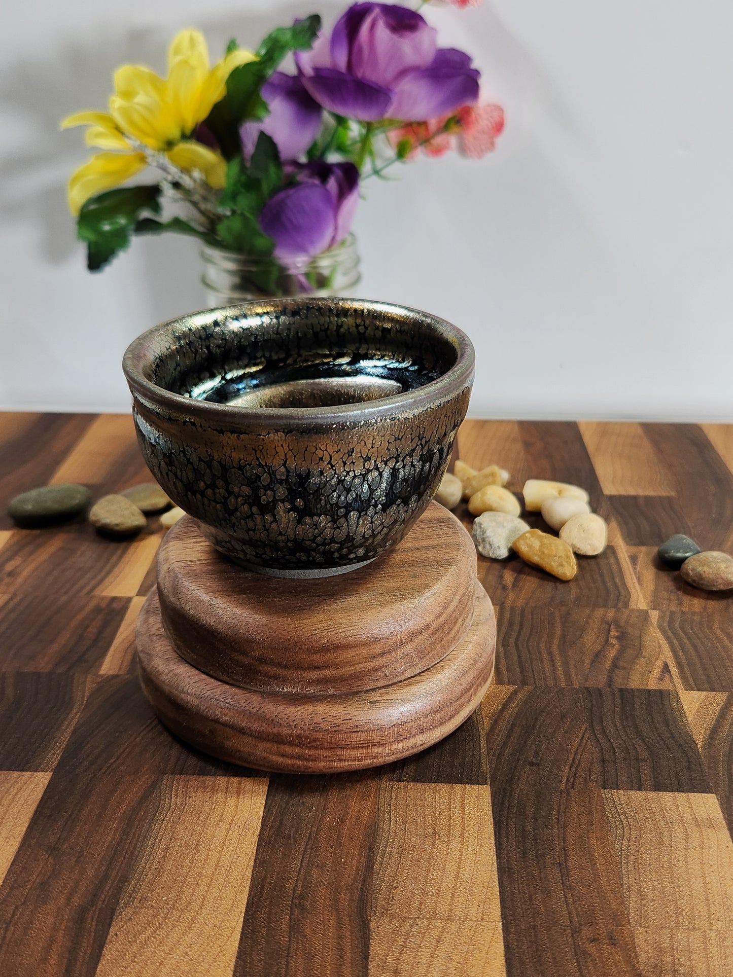 Silver Oil-Spot Sleeping Dragon Tea Cup
