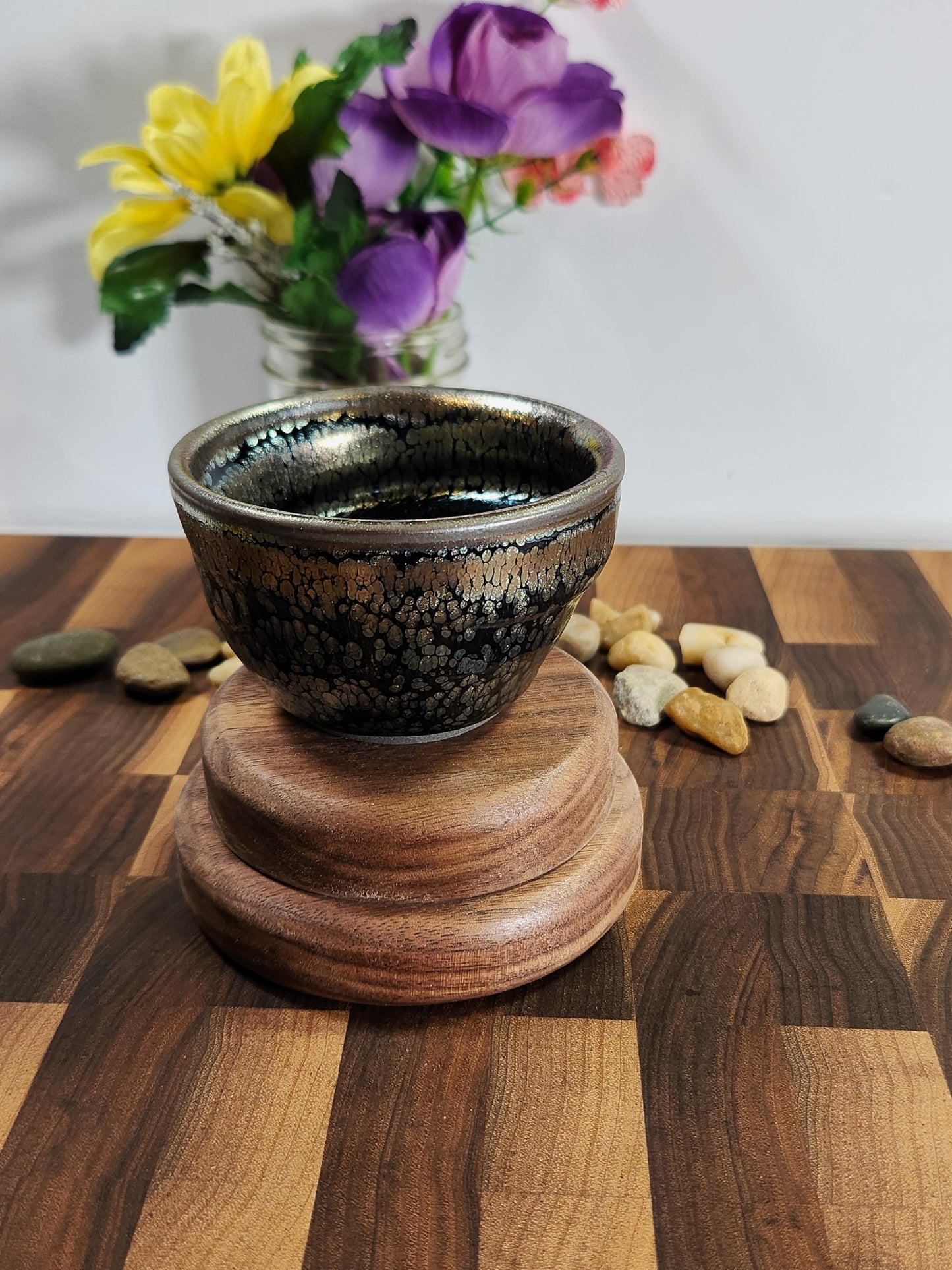 Silver Oil-Spot Sleeping Dragon Tea Cup
