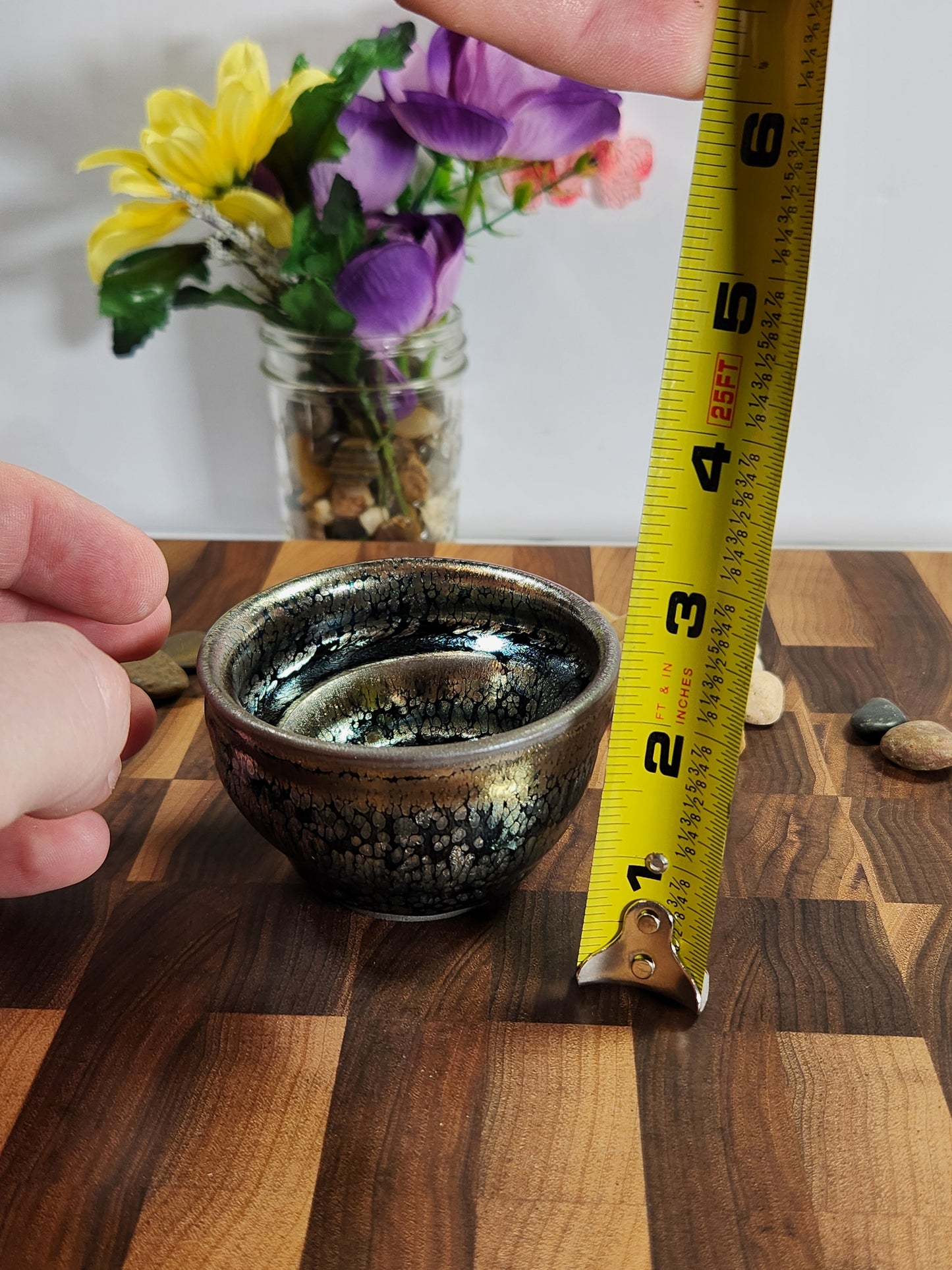 Silver Oil-Spot Sleeping Dragon Tea Cup