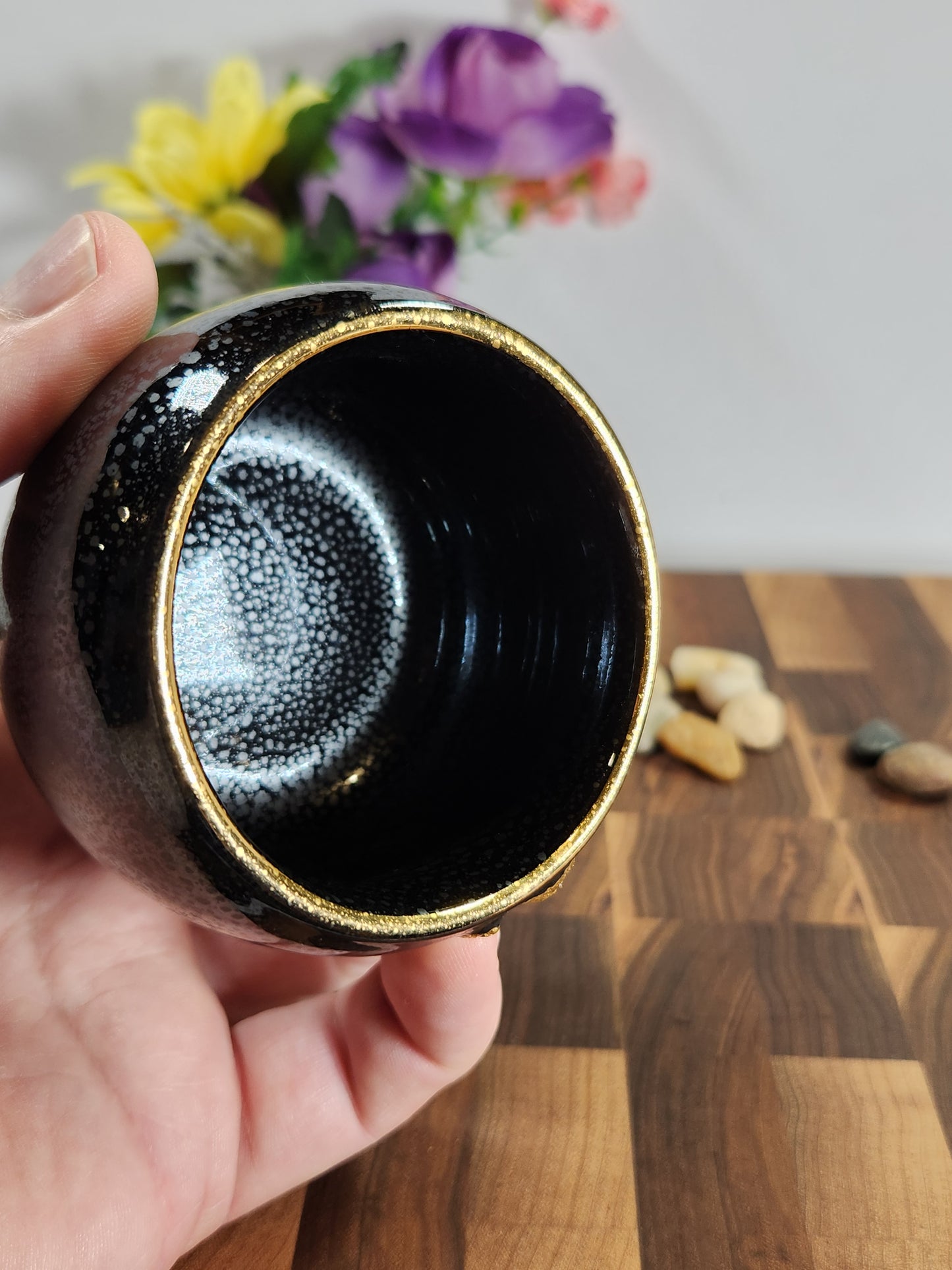 Golden Dragon Black Oil-Spot Tea Cup