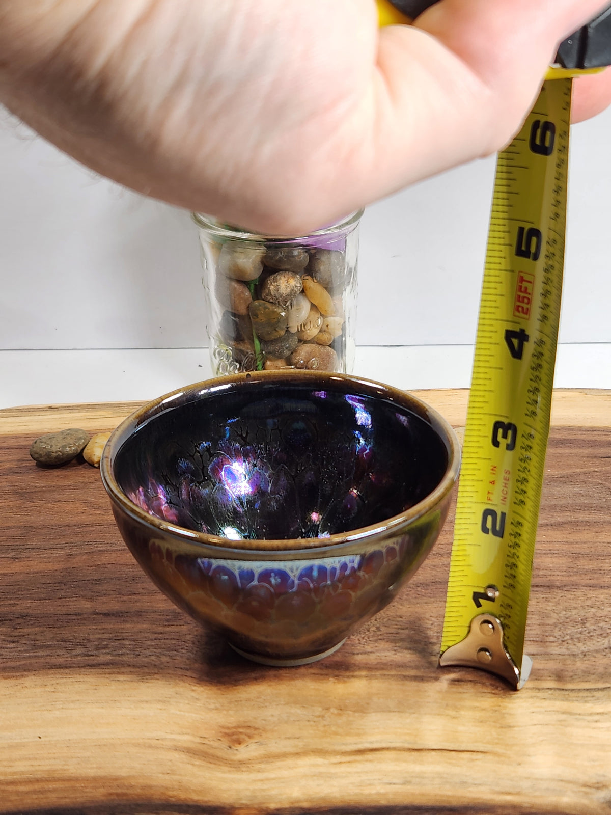 Purple Oil Drop Jian Zhan Tea Cup – Piekou Shape Iridescent Glaze