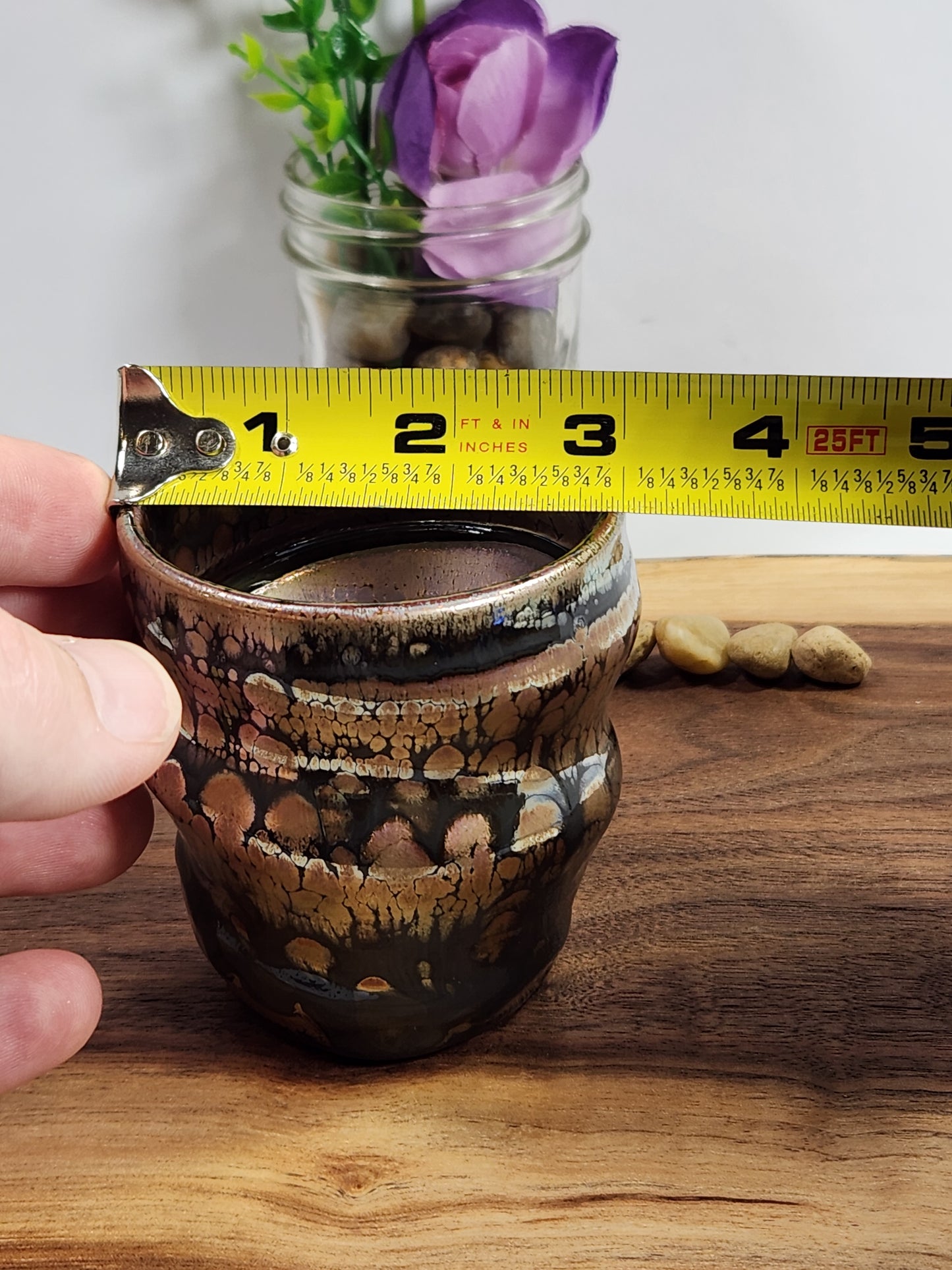 Green Oil Drop Jian Zhan Sleeping Dragon Cola Cup – Handmade Tea Cup