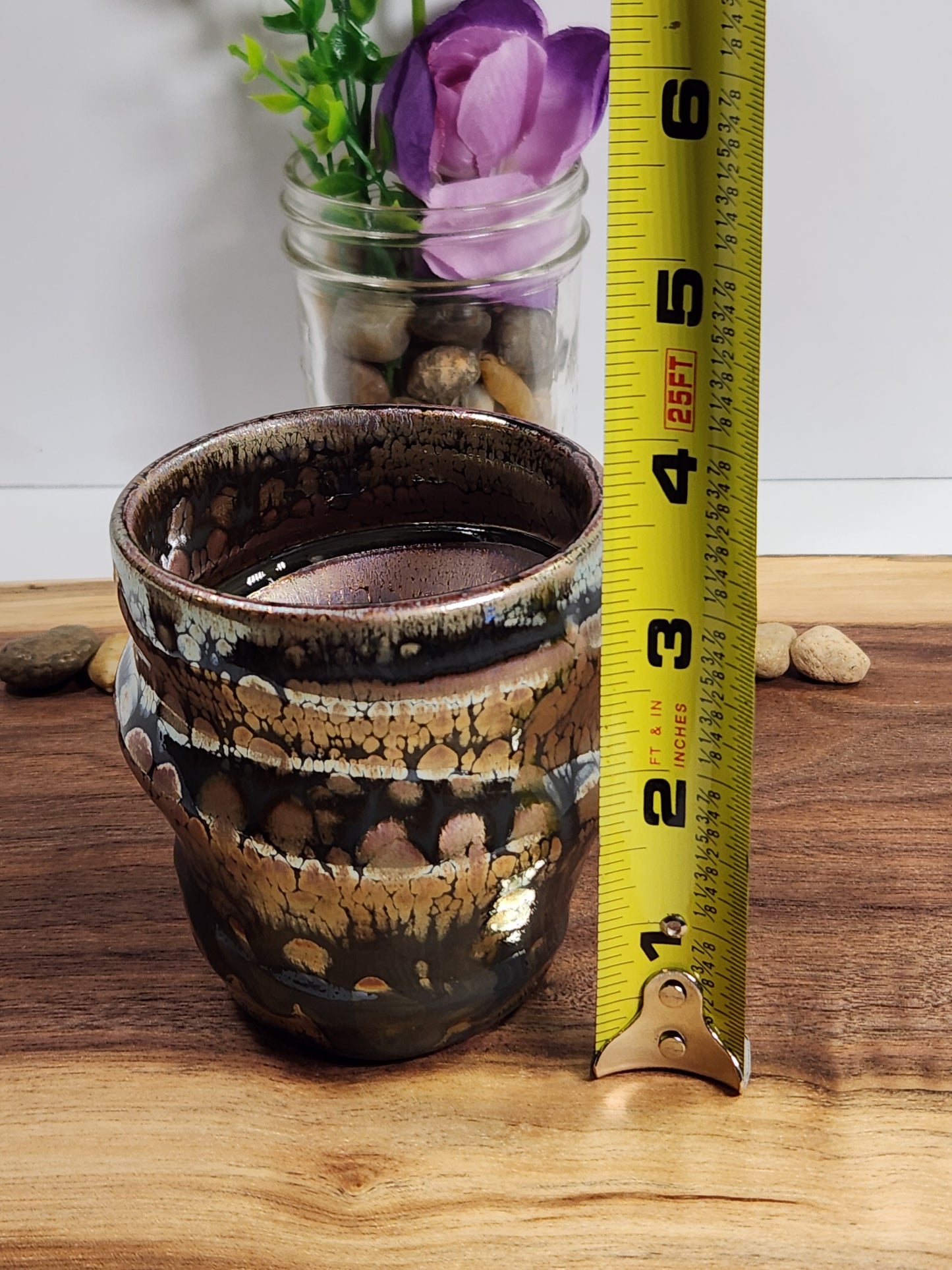 Green Oil Drop Jian Zhan Sleeping Dragon Cola Cup – Handmade Tea Cup